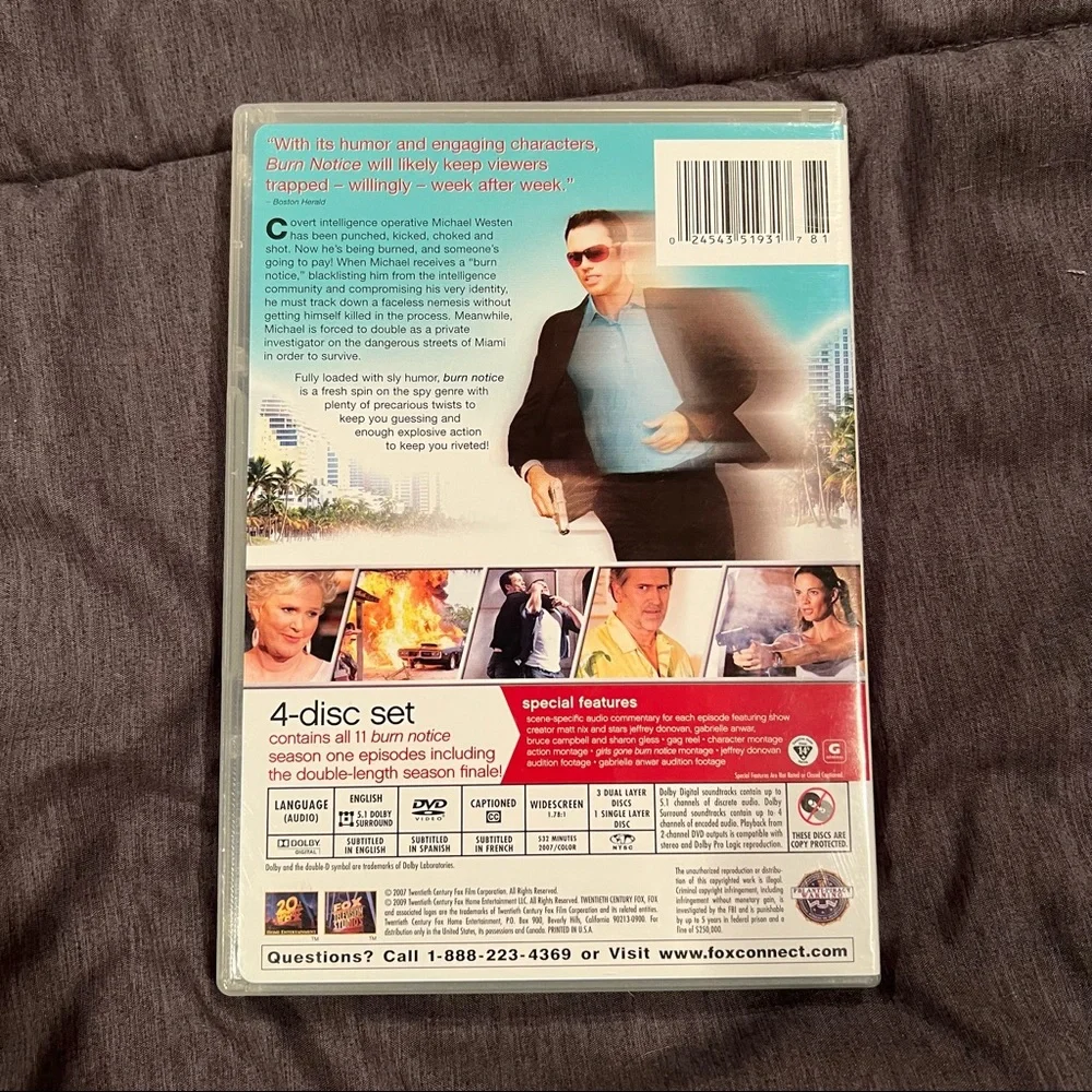 Burn Notice Seasons 1-3 on DVD Spy Action Drama USS Network Jeffrey Donovan - Picture 3 of 16